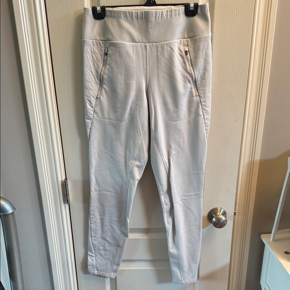 Athleta peak hybrid fleece lined leggings. Size Medium - Picture 1 of 4